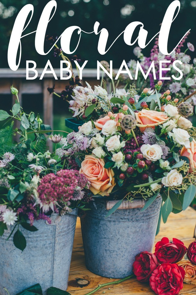 Floral Names for Your Baby Girl