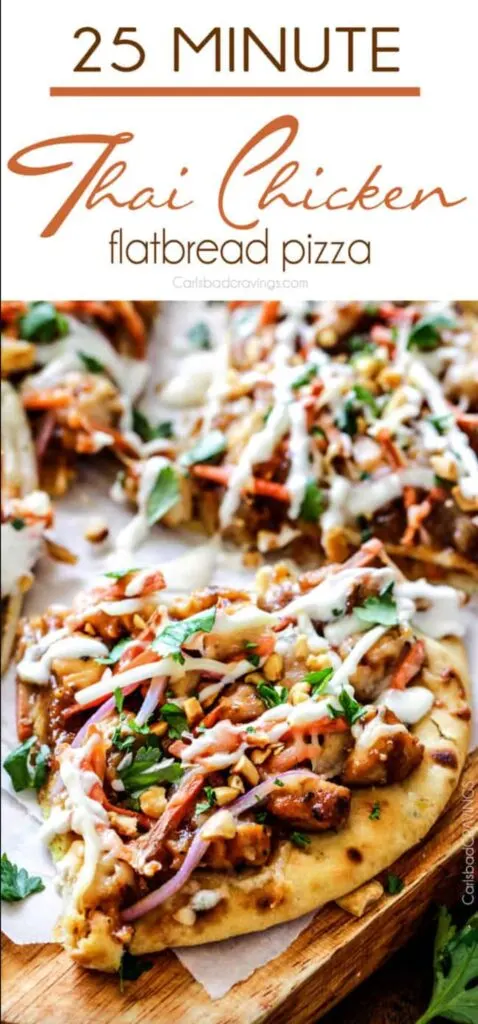 Thai Chicken Flatbread