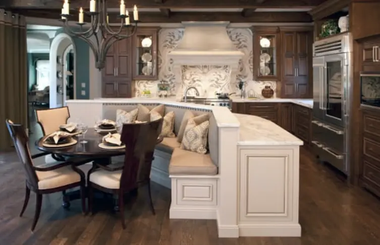 round kitchen island