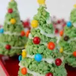 Krispie Treat Christmas Trees