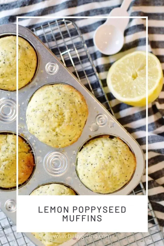 lemon poppyseed muffins
