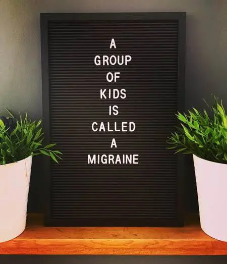 letter board migraine