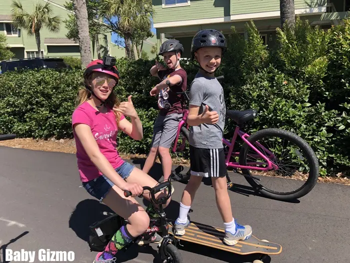 kids riding skateboards