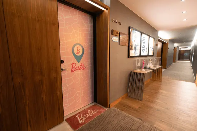 Barbie Themed Hotel Room