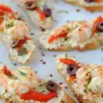 Greek Shrimp Crostini