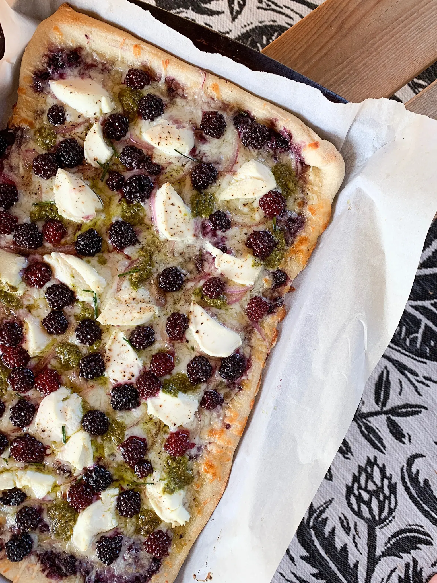blackberry pizza