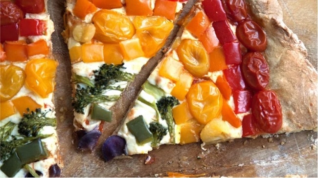 rainbow pizza