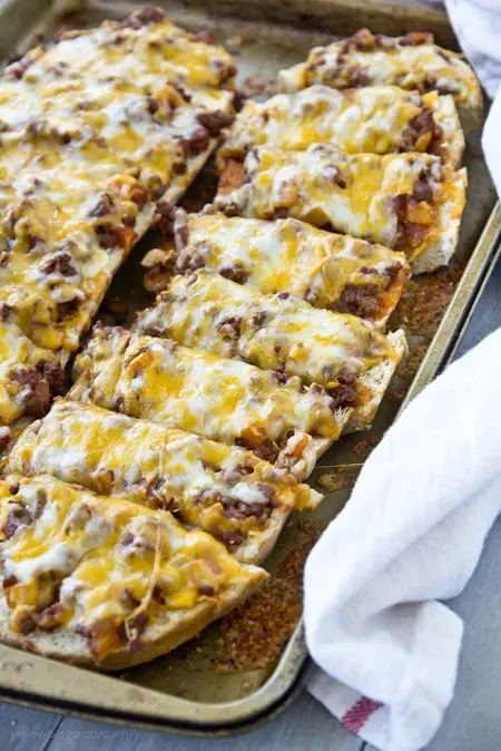 sloppy joe pizza