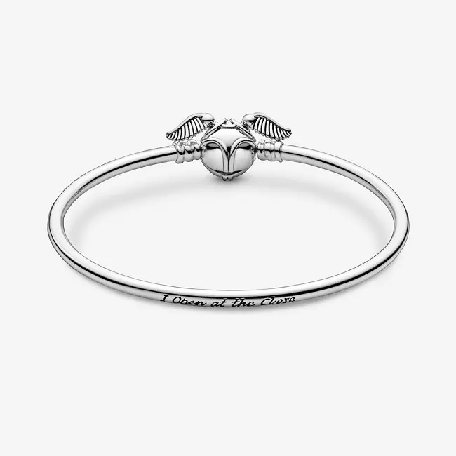 pandora x harry potter golden snitch clasp bangle