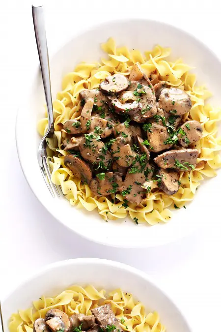 comfort food: beef stroganoff