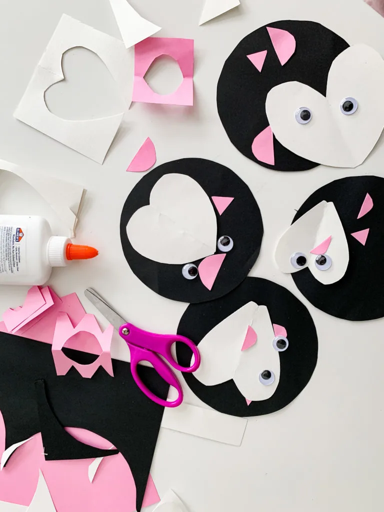 Penguin Craft - Valentine Craft