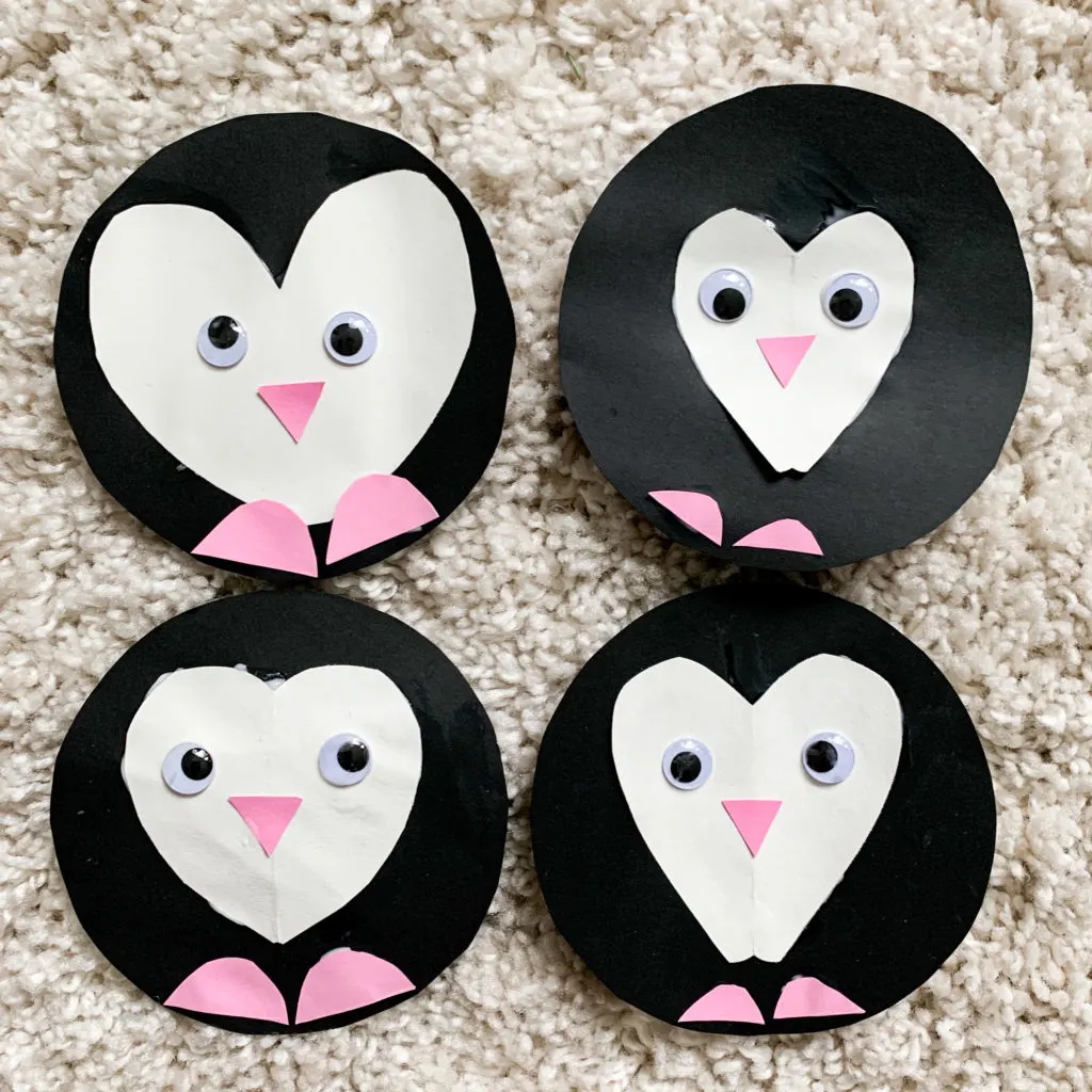 Penguin best sale heart craft