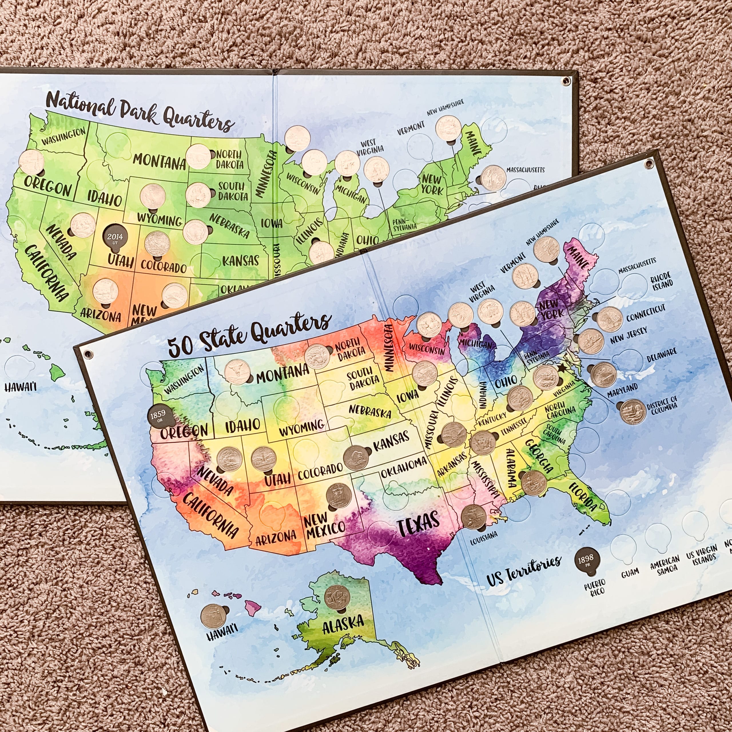 Review: Quarter Collection Map – | Baby Gizmo