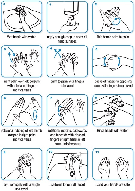 hand washing technique