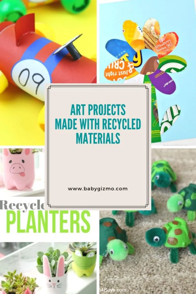 8 Kids Craft Projects From Recycled Materials