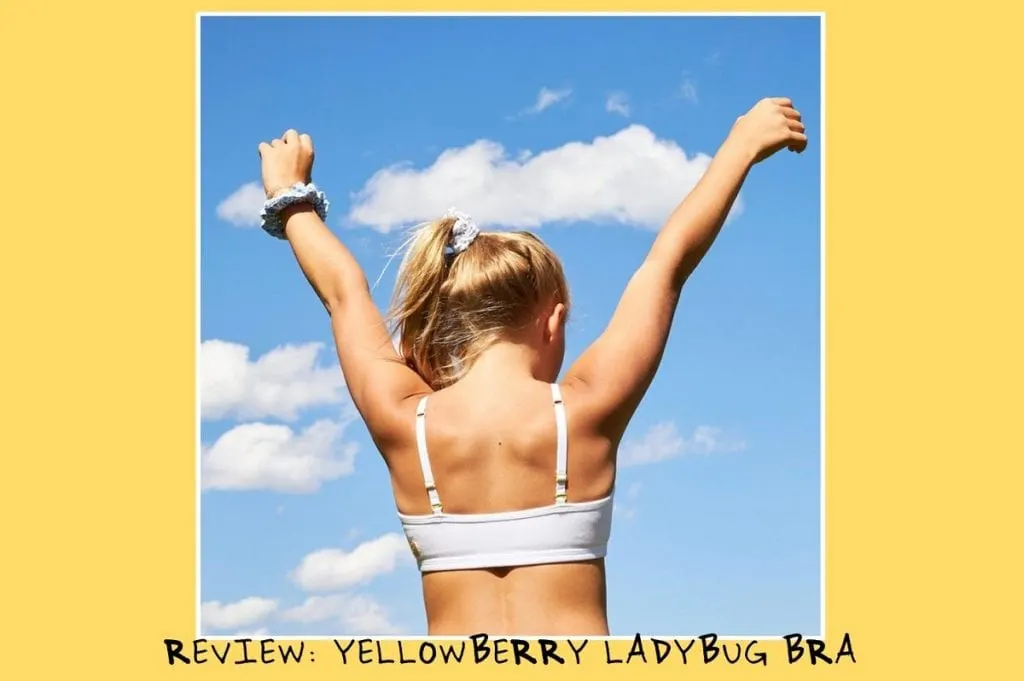 Ladybug Bra - Great First Bra for Girls, Teens and Tweens, Best Training Bra  