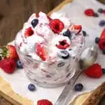 easy summer berry cheesecake