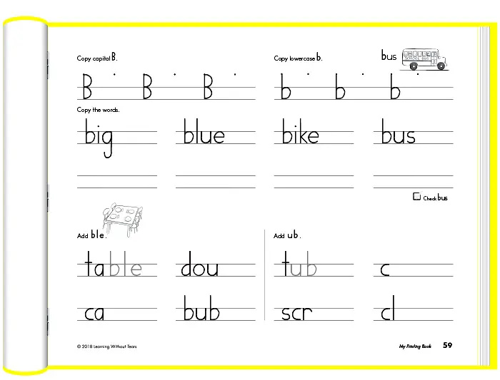 Handwriting Without Tears Printables for Pre-K - 1st Grade