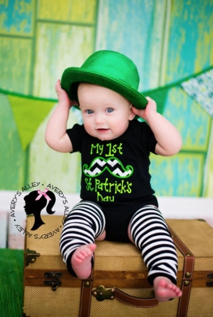 St patricks day fashions for baby green outfits