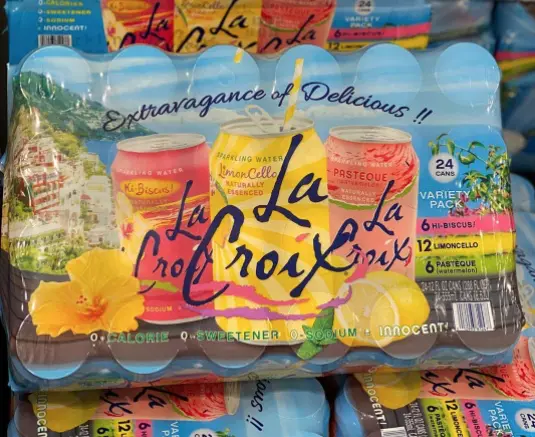 LaCroix sparkling water at Costco