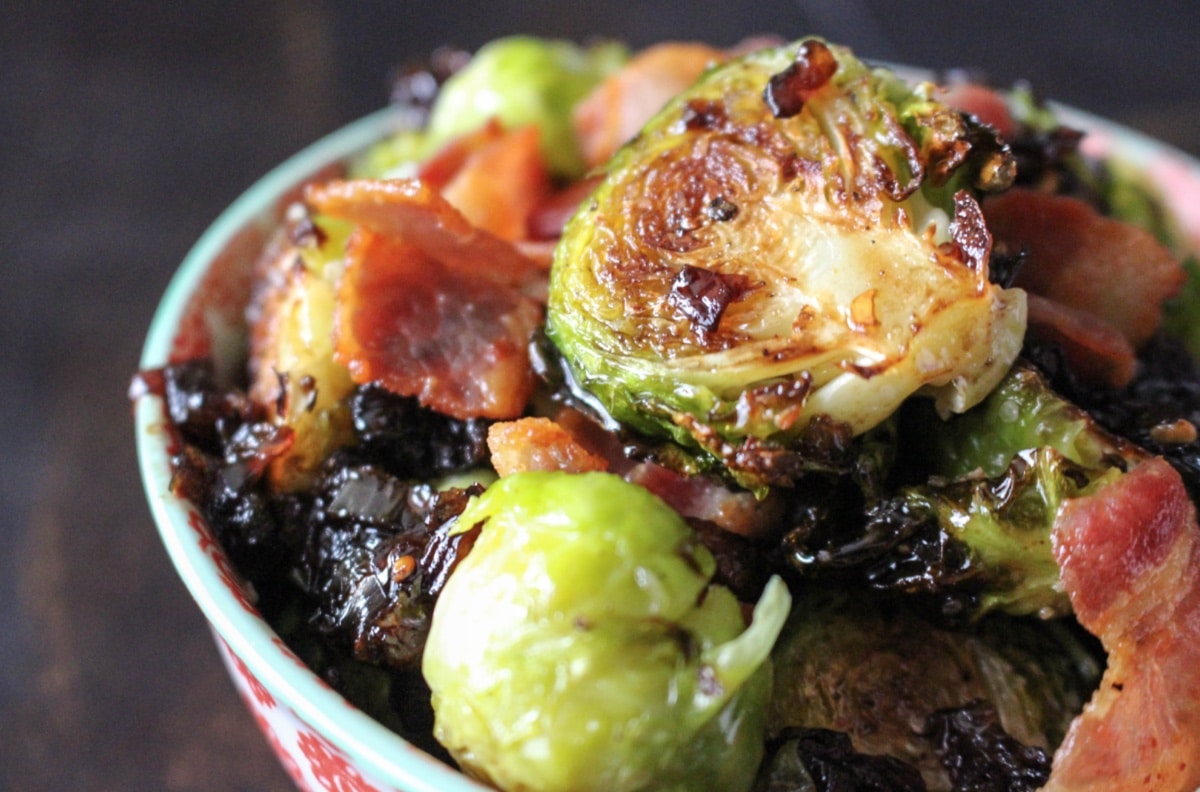 brussel sprouts in bowl
