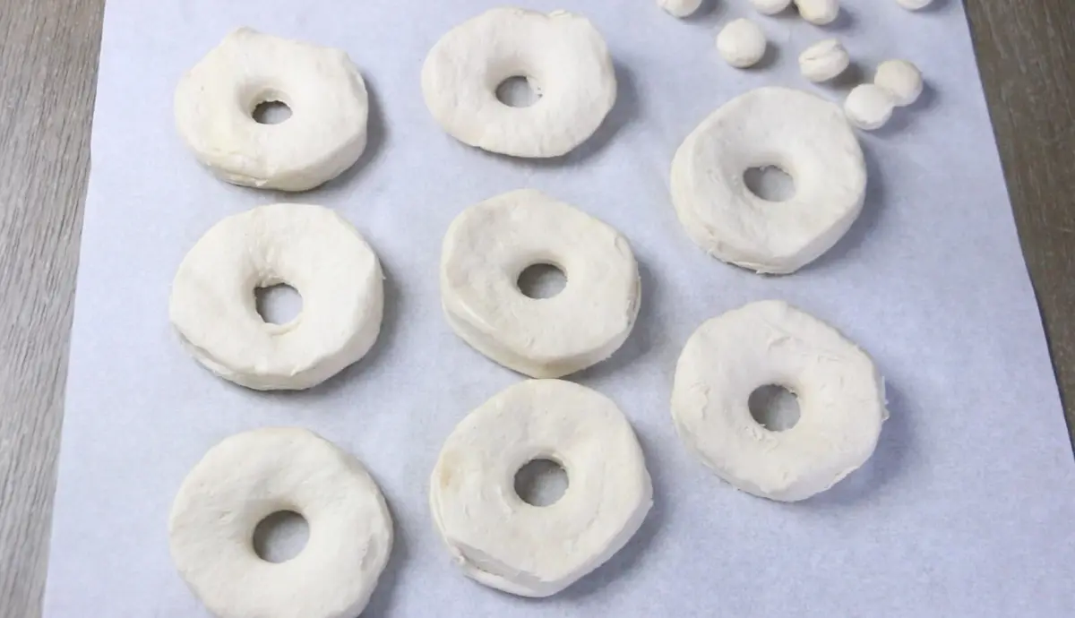Donuts on Wax Paper