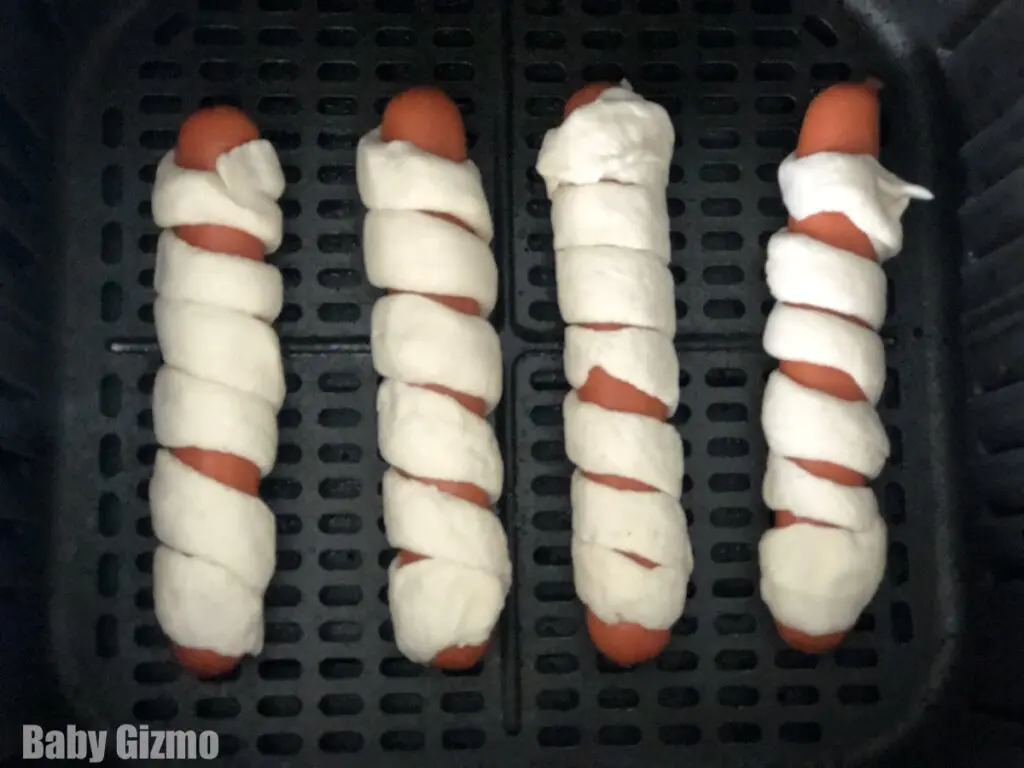 pretzel dogs in air fryer
