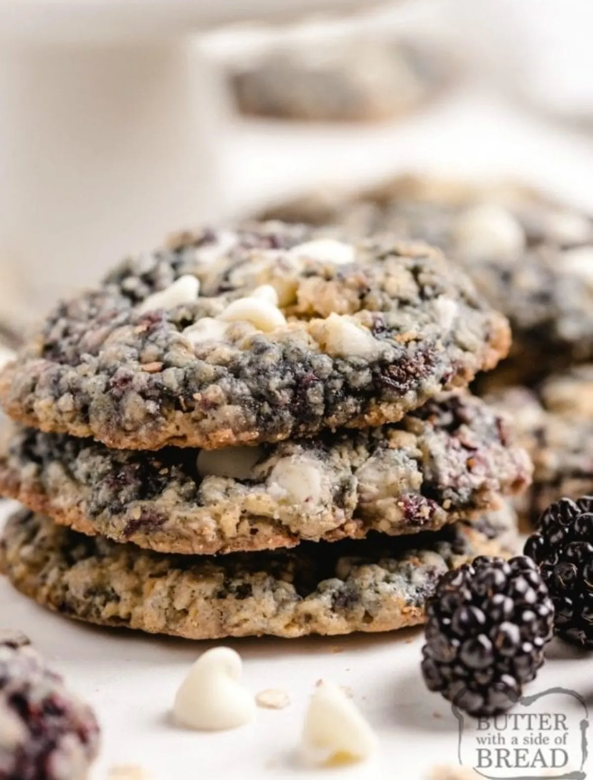 blackberry oatmeal cookies