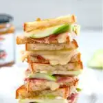 grilled brie and ham sandwich