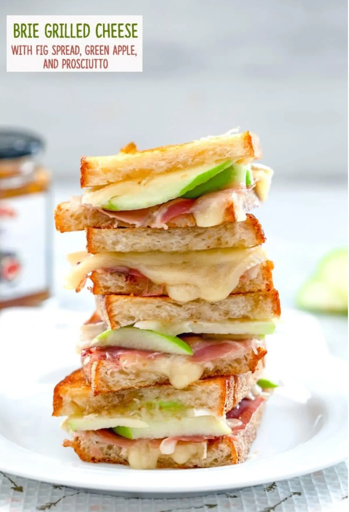 Grilled Brie and Ham Cheese