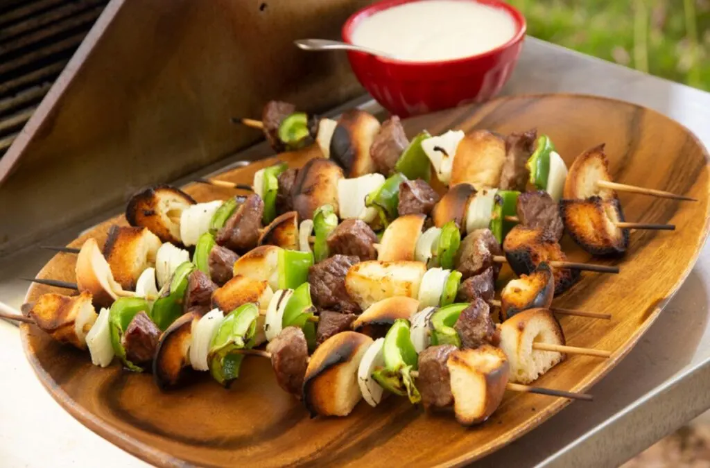 cheesesteak kabobs