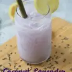 coconut lavendar lemonade