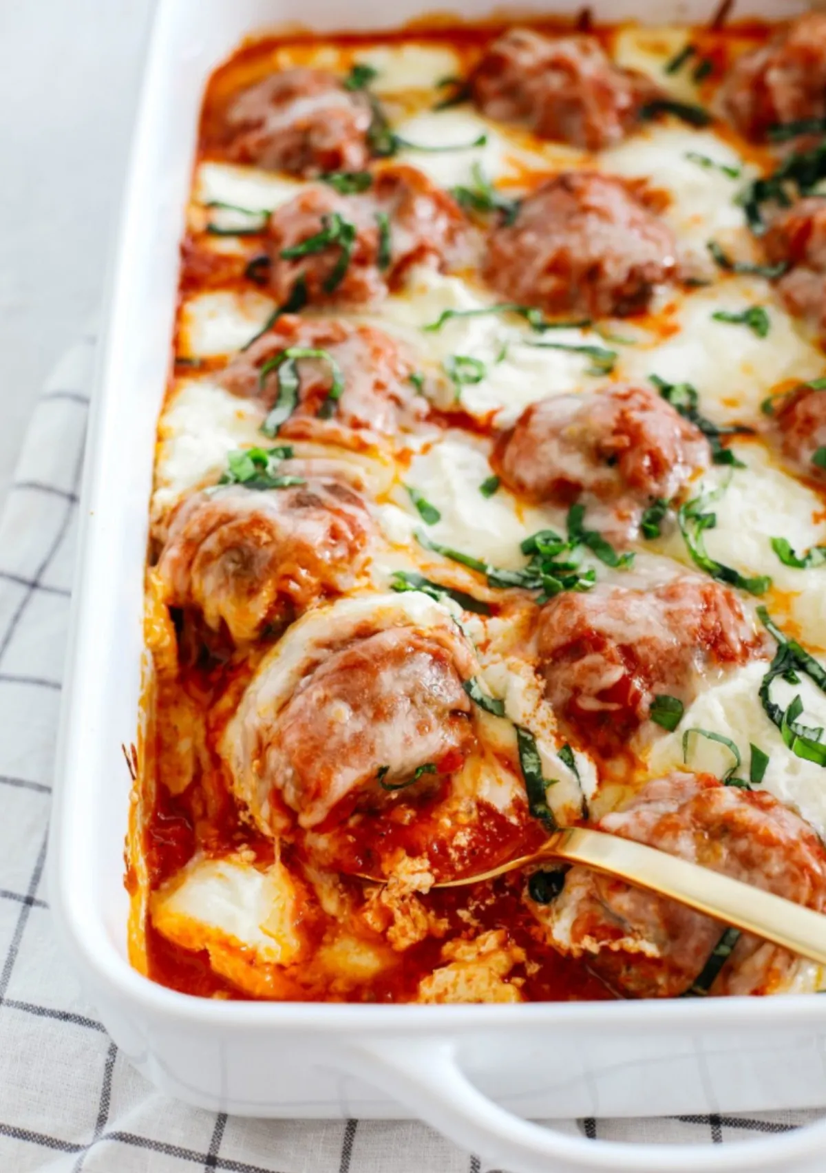 Keto Meatball Casserole