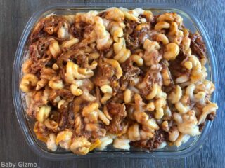 homemade pulled pork mac and cheese