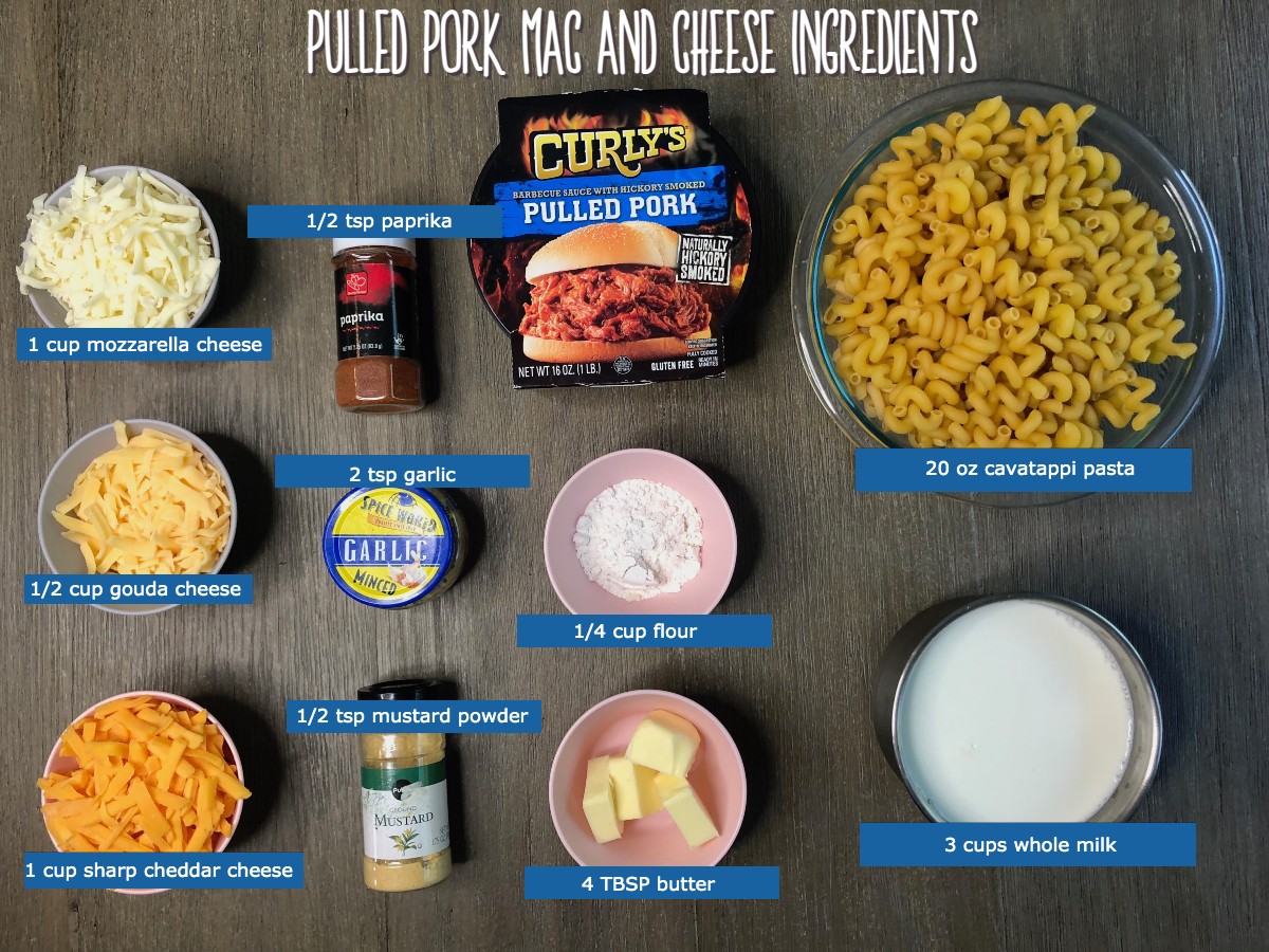pulled pork mac and cheese ingredients