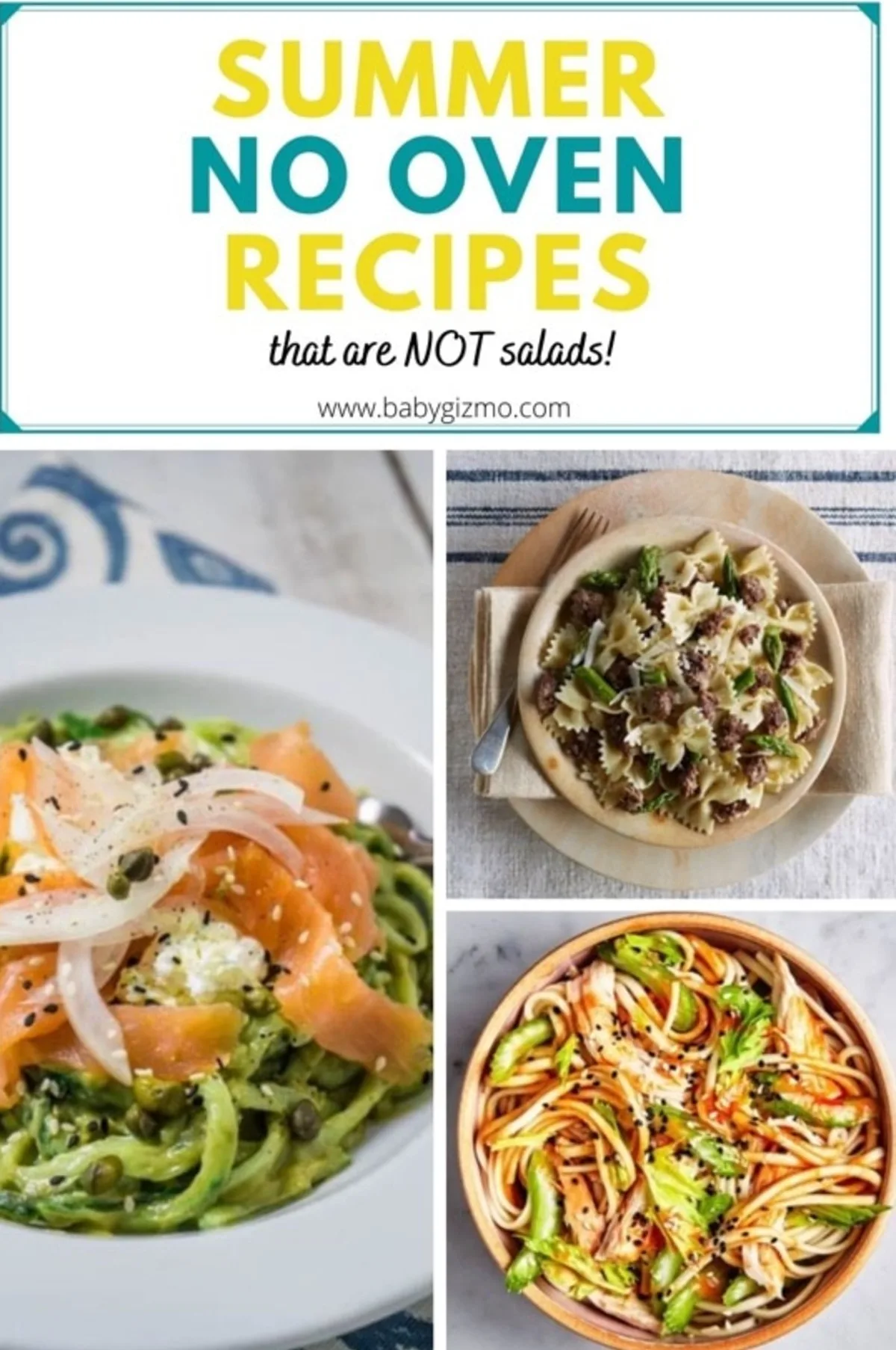 Summer No Oven Recipes