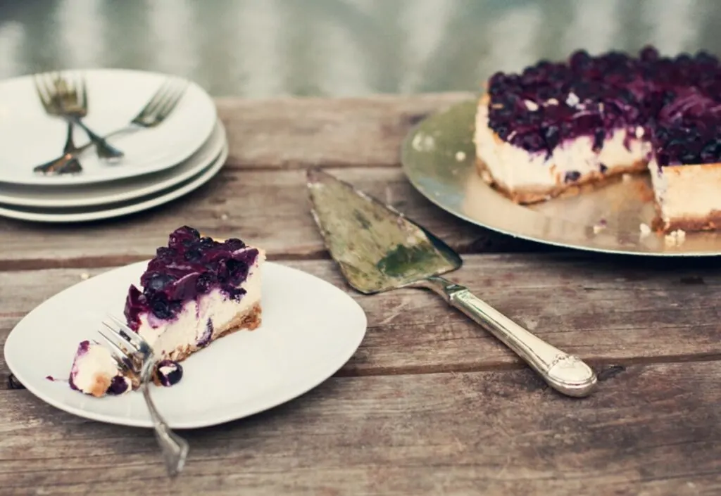 blueberry cheesecake