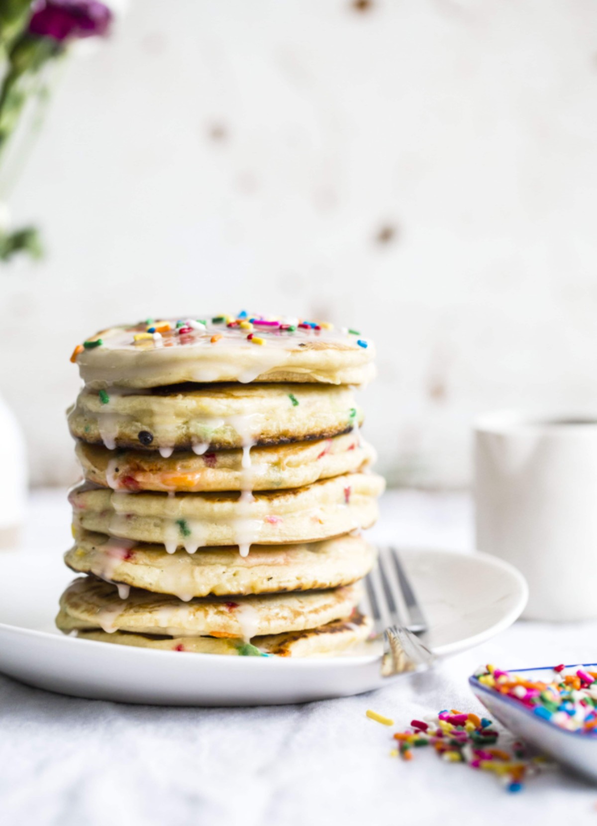 cake batter pancakes
