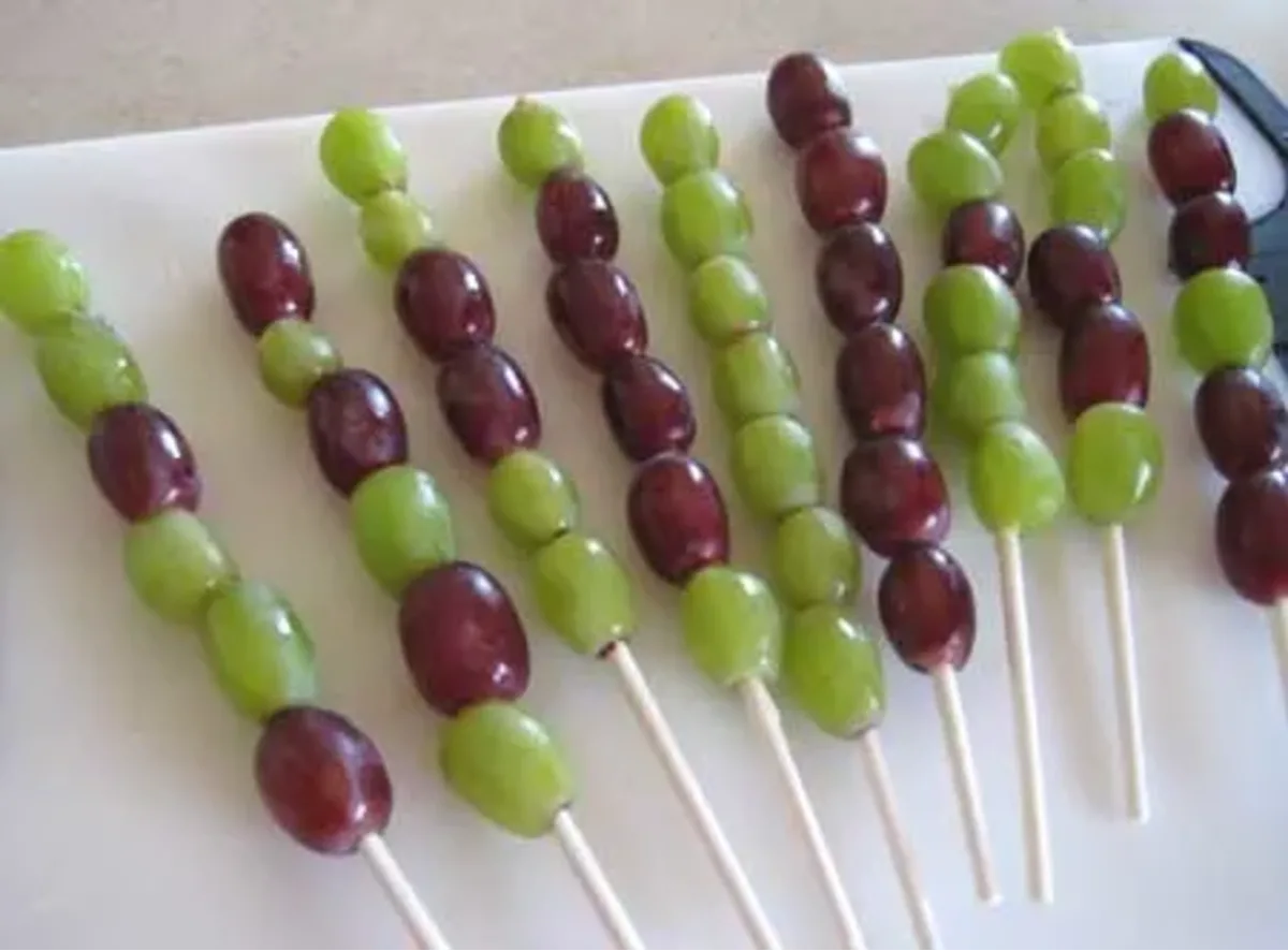 Grapes on a stick
