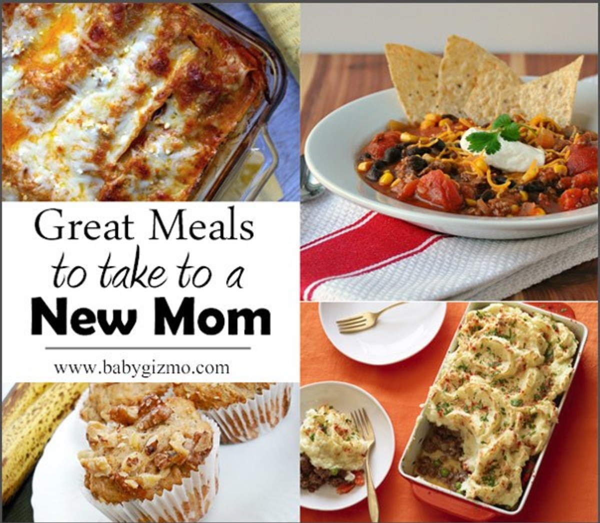 Meals to take to a new mom