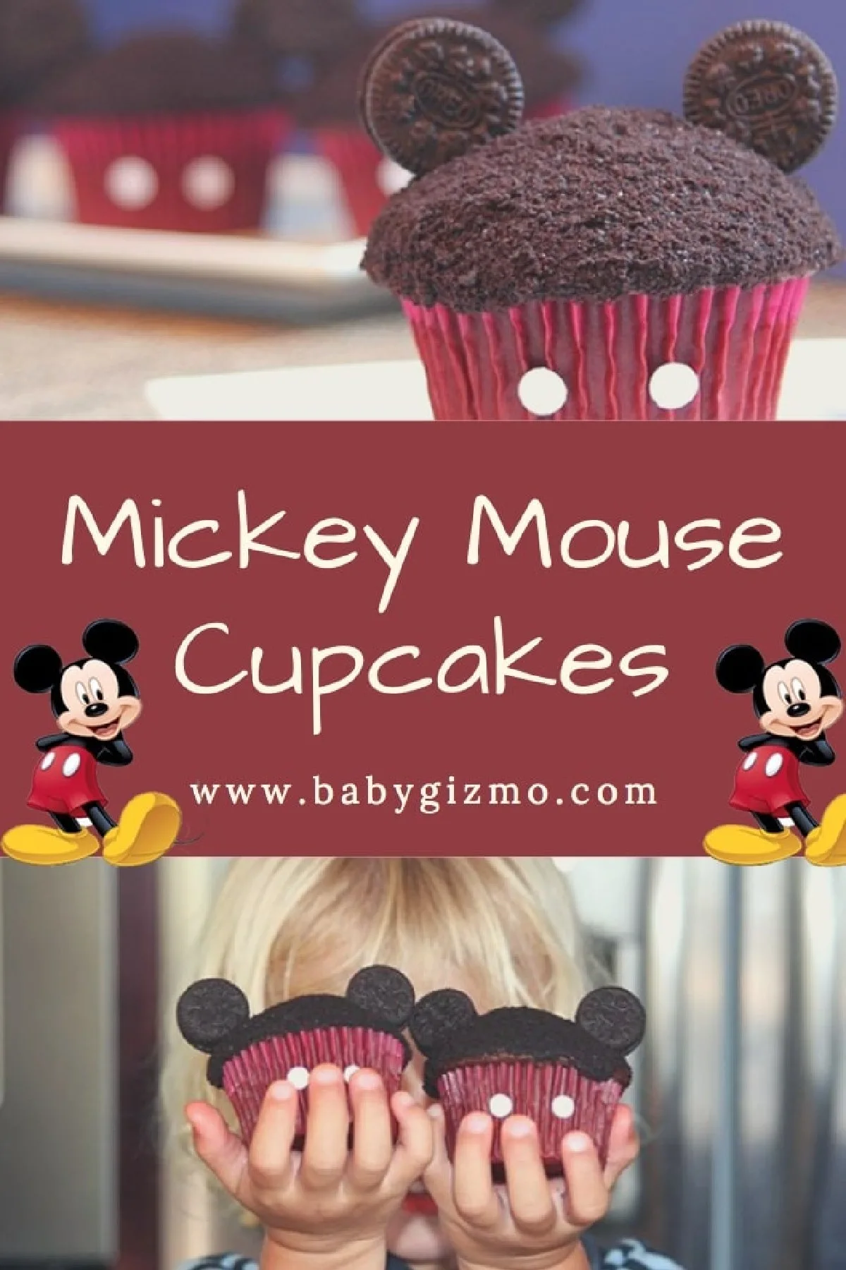 Mickey Minnie Cupcake Ears Disney Cupcake Ears Birthday 