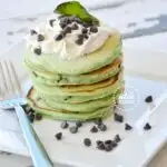 MINT CHOCOLATE CHIP PANCAKES