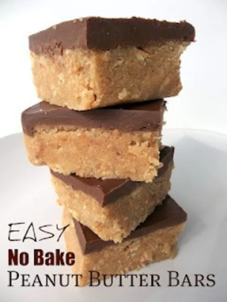 No Bake Peanut Butter Bars