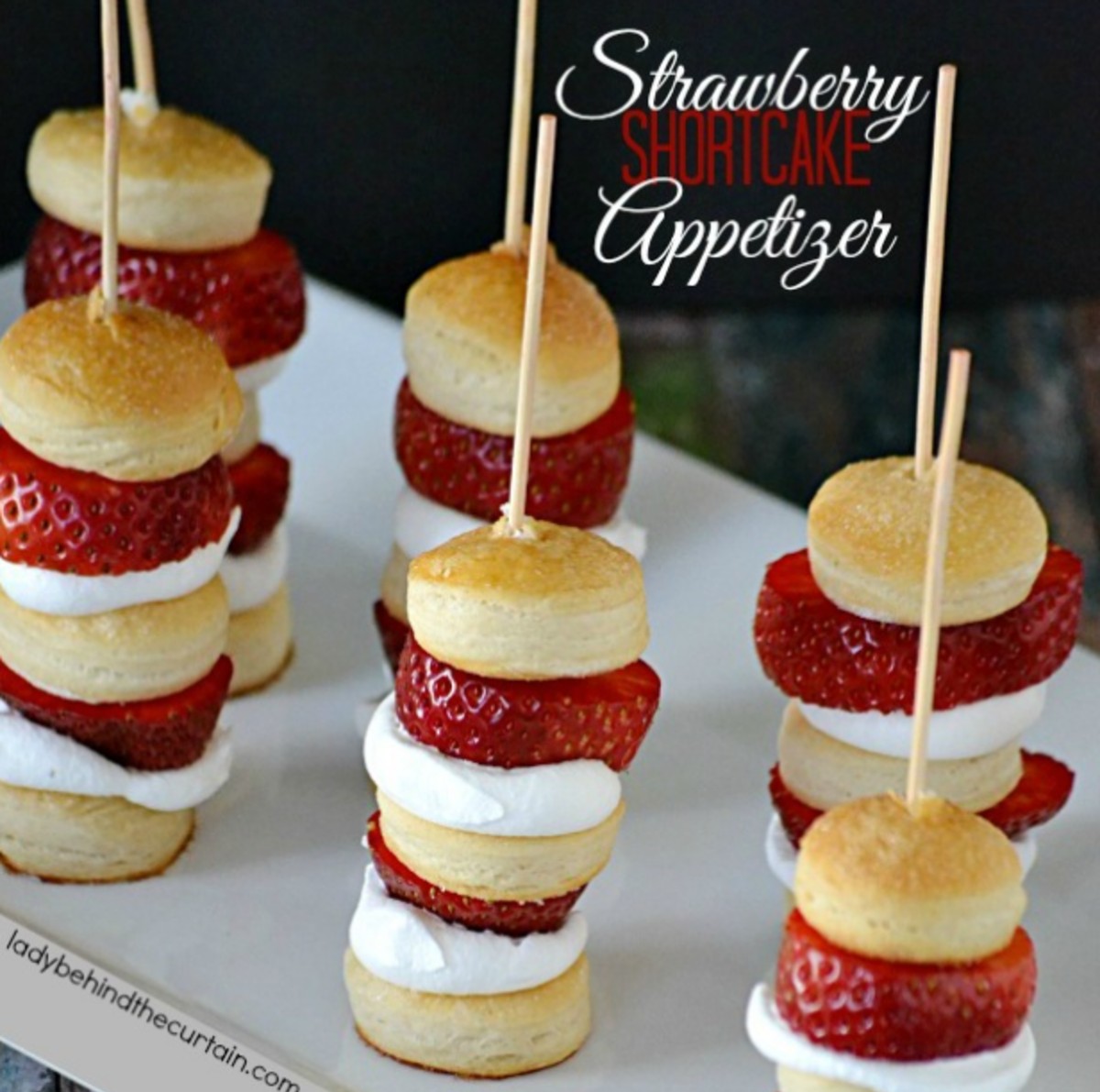 strawberry shortcake appetizer