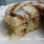 cinnamon roll pancakes