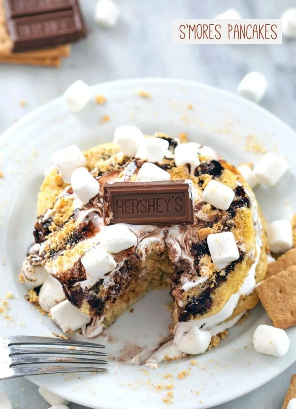 smores pancakes