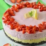 strawberry lemonade cheesecake
