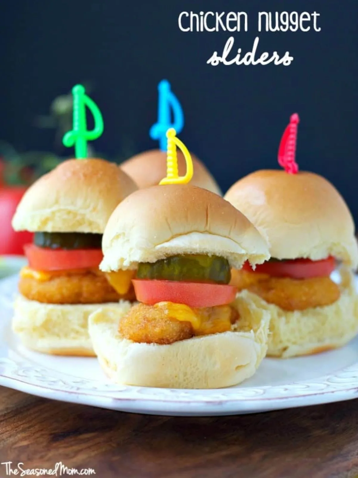 chicken nugget sliders