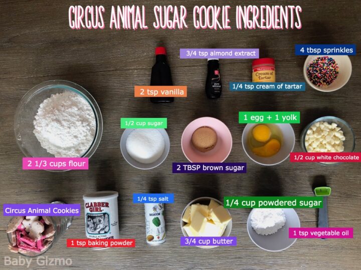 Circus Animal Sugar Cookie Crumbl Copycat Recipe Baby Gizmo