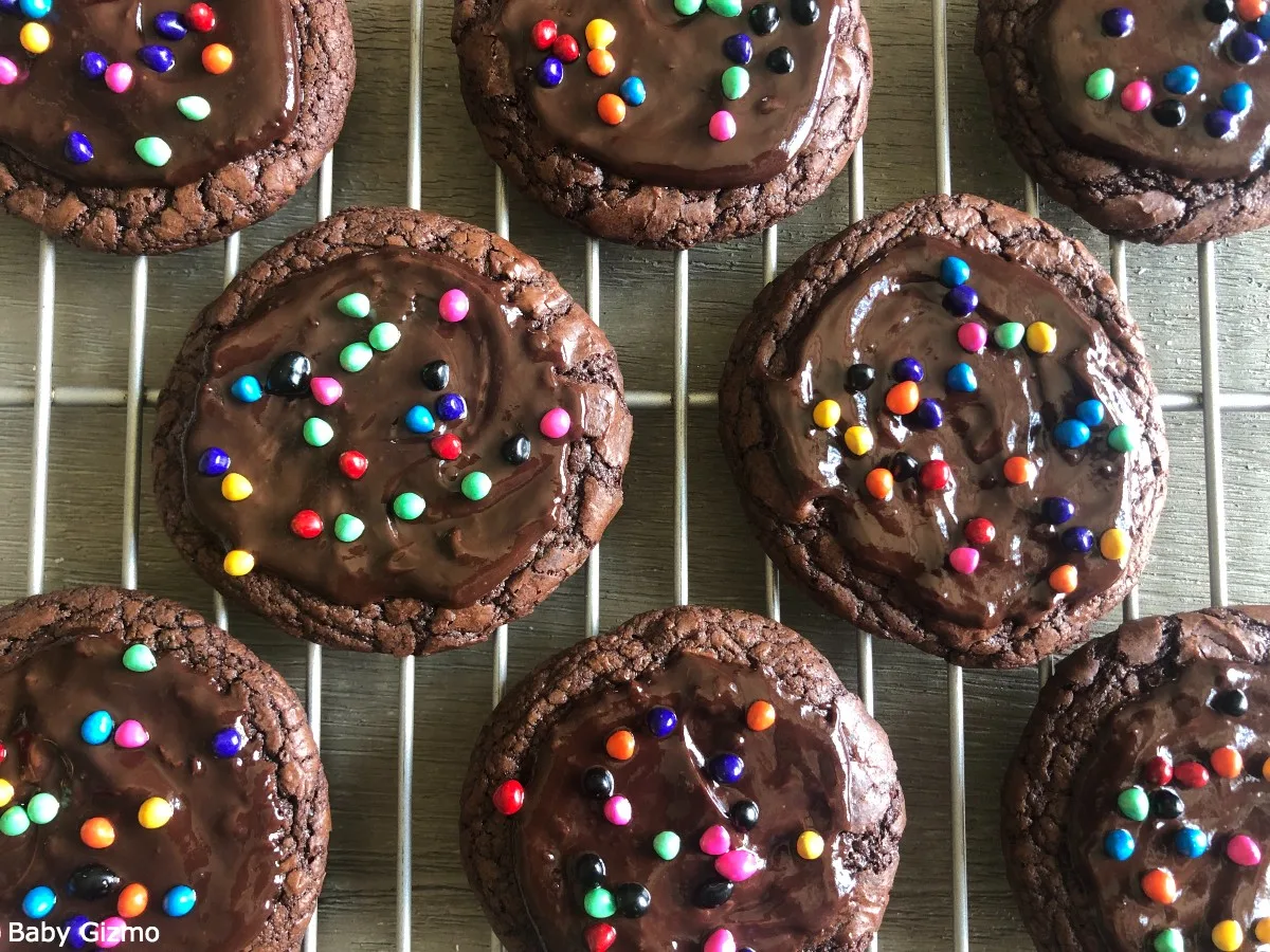 Cosmic Brownie Cookies